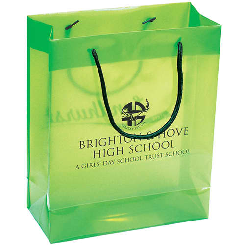 Polypropylene Gift Bags in Green