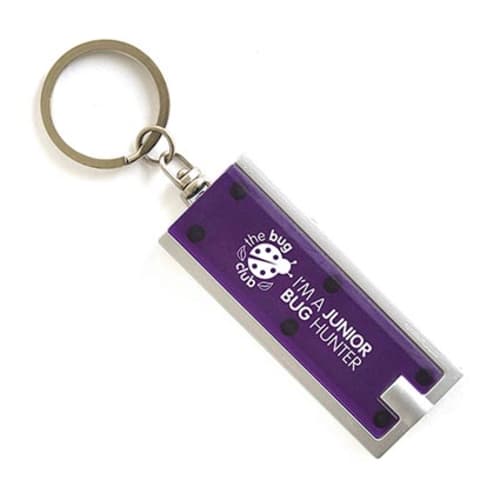 Portland Torch Keyring in Purple