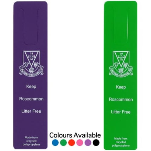 Recycled Polypropylene Bookmark