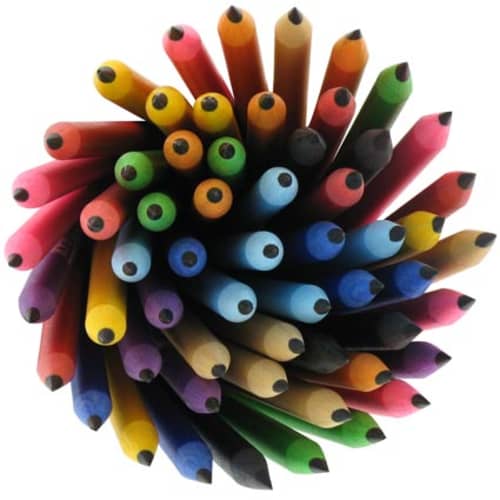 UK Manufactured Recycled Pencils in a Wide Choice of Colours from Total Merchandise