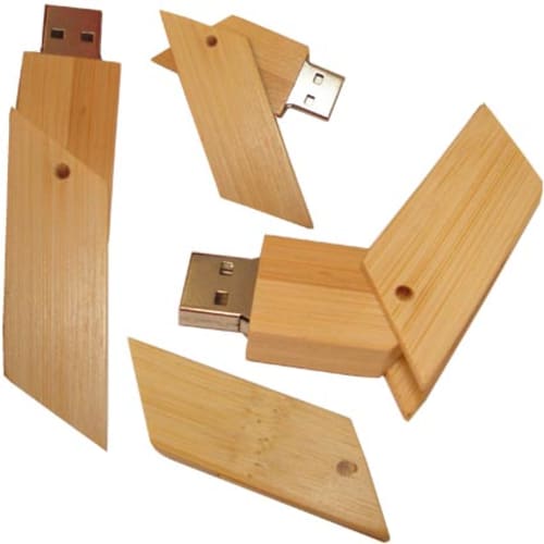 USB Wooden Funky Twist Flashdrives