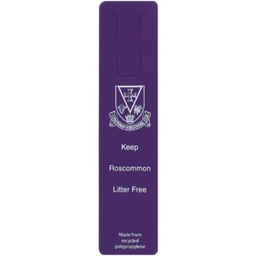 Recycled Polypropylene Bookmark