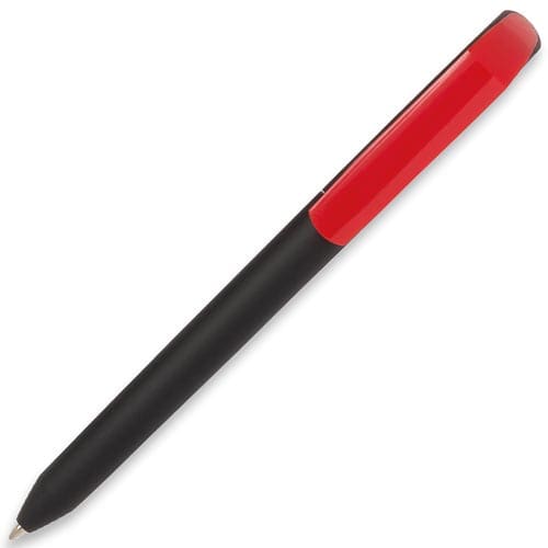 Pure Soft Black Ballpens in Red