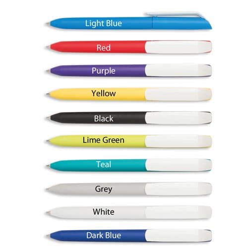 Printed Soft Feel Pens as Office Stationery