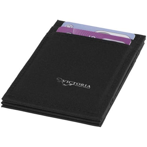 RFID Flip Wallets in Black