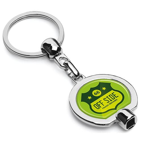 Branded Valve Key Keyrings for Staff Handouts