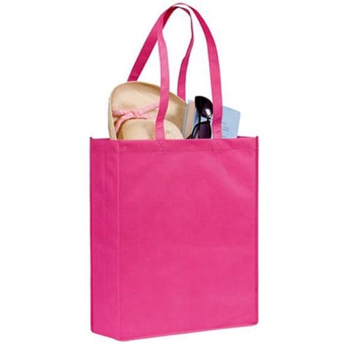Pink Branded shopper bags for exhibitions