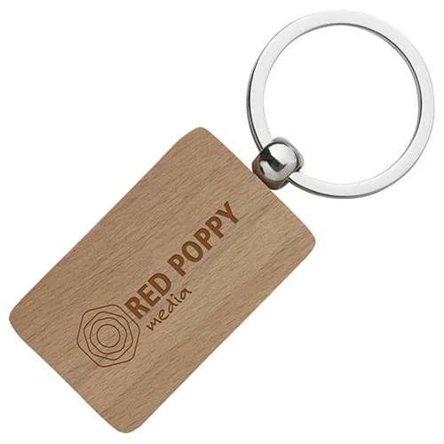 Rectangular Wooden Keyrings