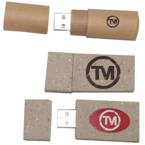 Recycled Newspaper USB Flashdrive