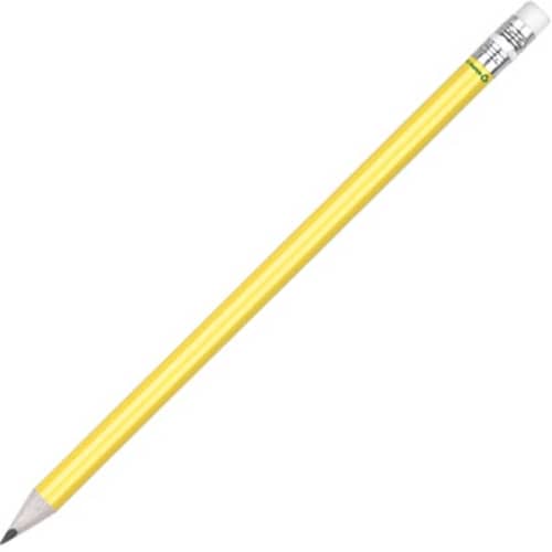 Custom Branded Recycled Paper Pencil in Yellow from Total Merchandise