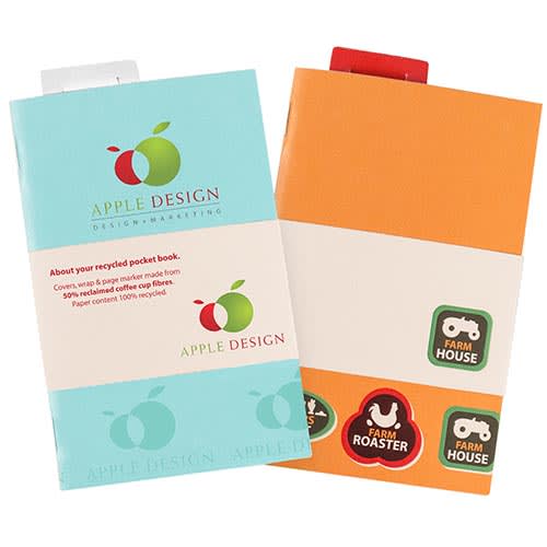Promotional Reporta Recycled Pocket Notebooks from Total Merchandise