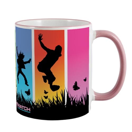 Promotional Rim and Handle Full Colour Mugs for Desktops