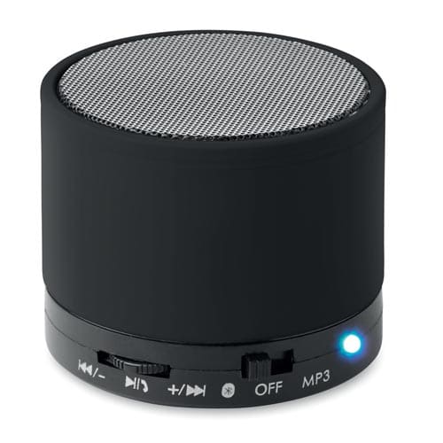 Round Bluetooth Speakers in Black