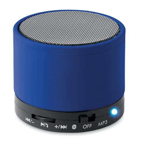 Round Bluetooth Speakers in Royal Blue