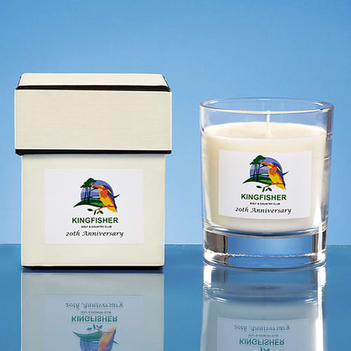 Branded Candles for Marketing Campaigns From Total Merchandise