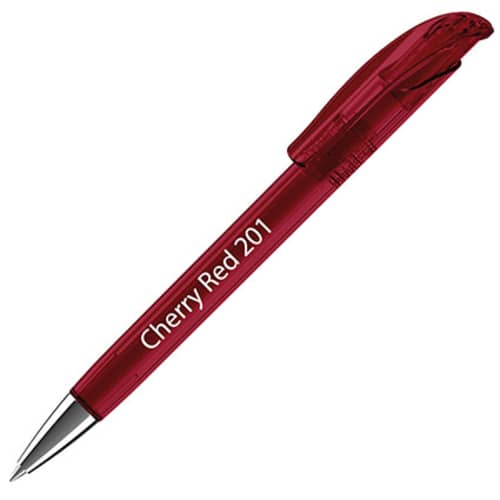 Promotional Senator Challenger XL Clear Pens in Cherry by Total Merchandise