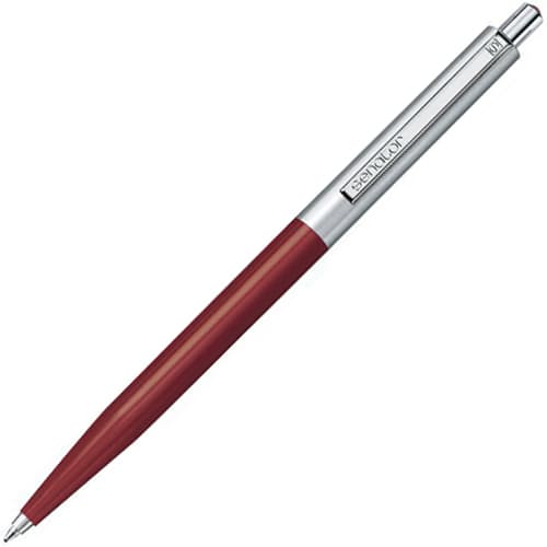 Corporate Branded Senator Point Metal Ballpens in Red from Total Merchandise