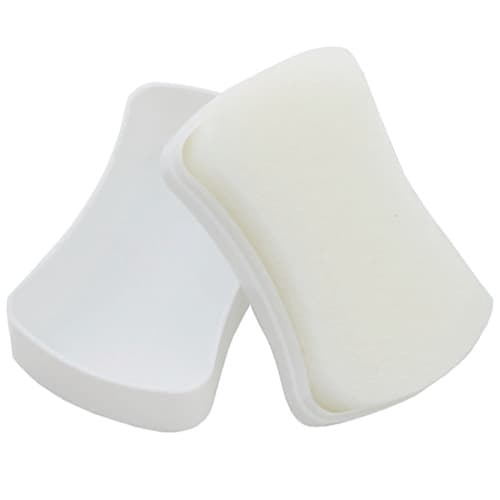 Custom Branded Shoe Shine Sponges in White from Total Merchandise