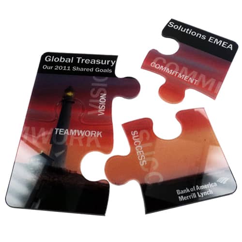 Promotional Small PlexiMag Magnetic Puzzles for Marketing Campaign Giveaways