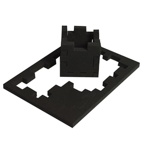 Promotional Small Snafooz Puzzle in Black Printed with Your Logo from Total Merchandise