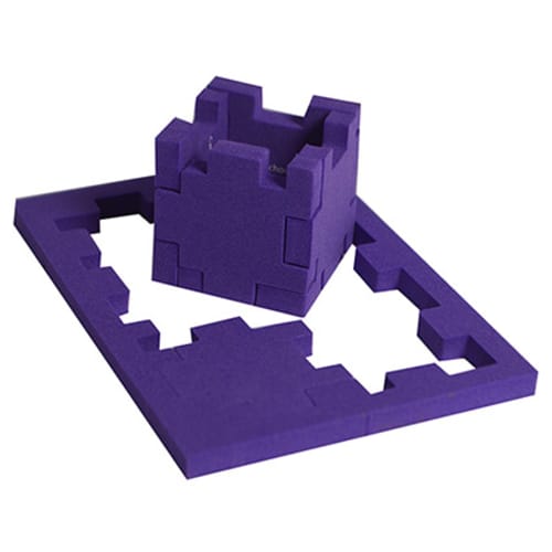 Branded Small Snafooz Puzzle in Purple Printed with Your Logo from Total Merchandise