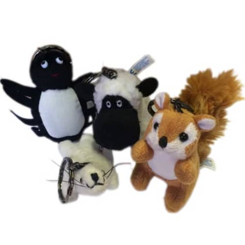 Soft Toy Animal Keyrings | Branded Teddy Keyfob