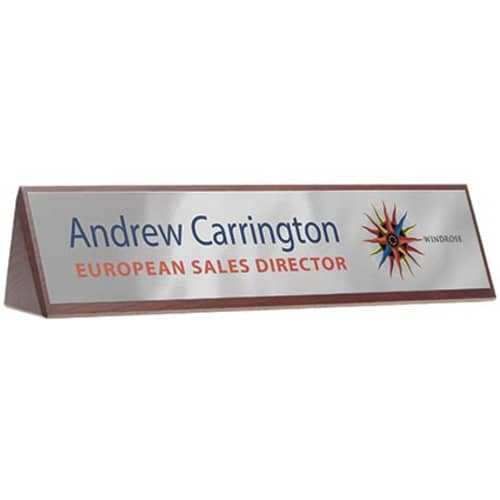 Solid Hardwood Name Plates