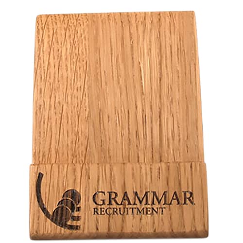 Personalised Wooden Phone Stand for Corporate Gifts