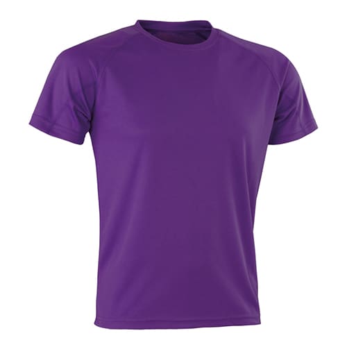 Spiro Performance Aircool T-Shirt in Purple