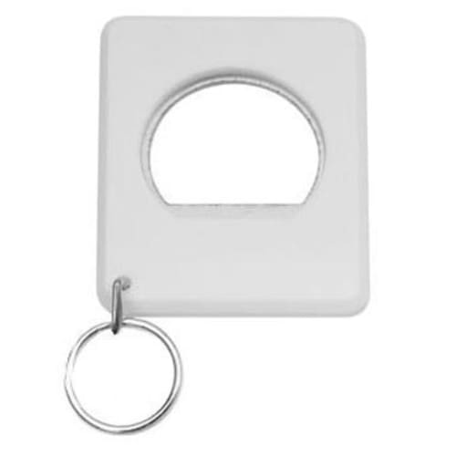 Square Bottle Opener Keyring