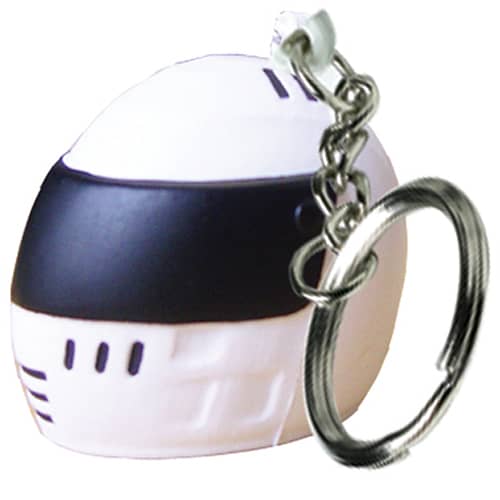 Promotional Stress Crash Helmet Keyrings for Event Sales