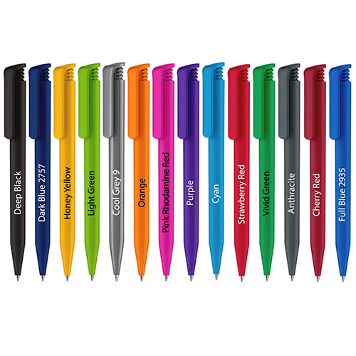 Promotional pens for desktop advertising colours