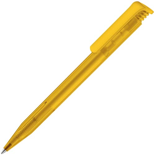 Promotional Super Hit Icy Ballpen in Honey Yellow from Total Merchandise