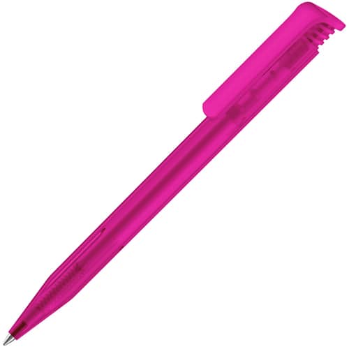 Custom Branded Super Hit Icy Ballpen in Pink Rhodamine Red from Total Merchandise