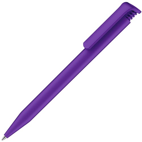 Branded Super Hit Matt Ballpens in Purple from Total Merchandise