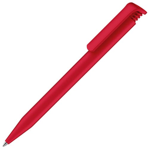 Branded Super Hit Matt Ballpens in Strawberry from Total Merchandise