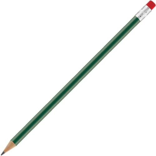 Custom Branded Supersaver Plastic Pencils in Green from Total Merchandise