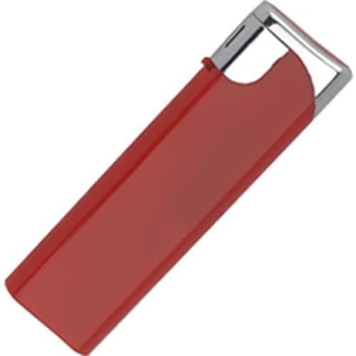 Promotional Swish Electronic Lighters in Red from Total Merchandise