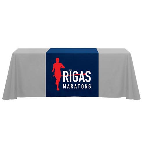 Branded Table Runner for Campaign Advertising