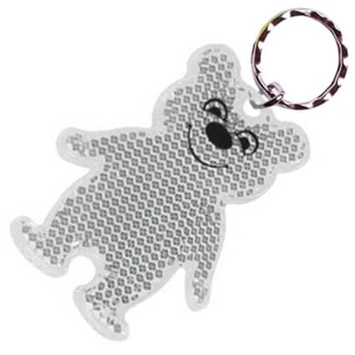 Teddy Bear Reflector Keyrings