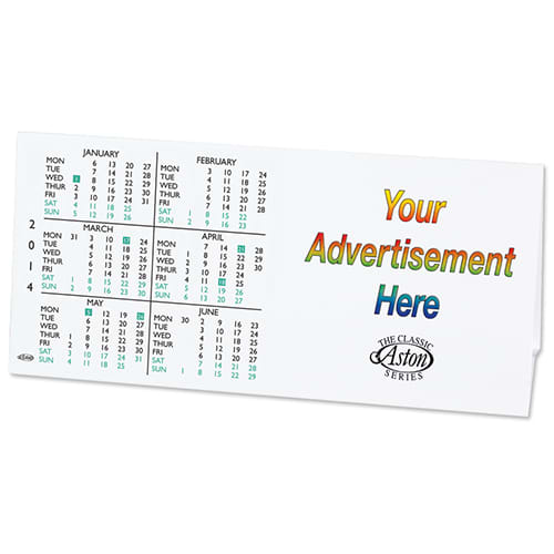 Tent Style Desk Calendar
