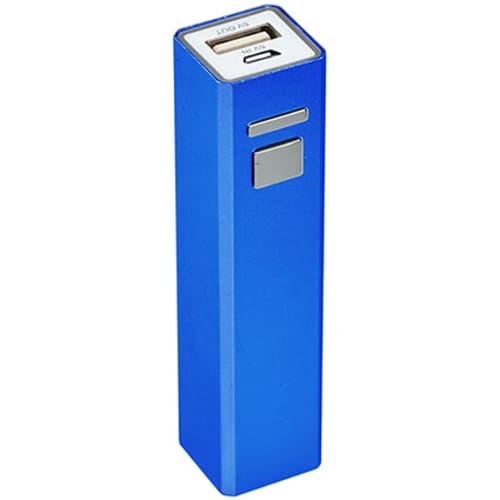 Express UK Printed Portable Phone Chargers in Blue from Total Merchandise