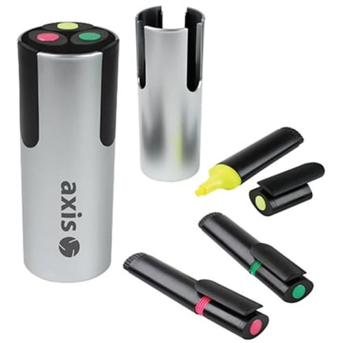Triple Highlighter Pen Pots