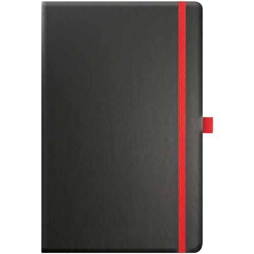 Tucson Edge Ruled Medium Notebooks in Black/Red