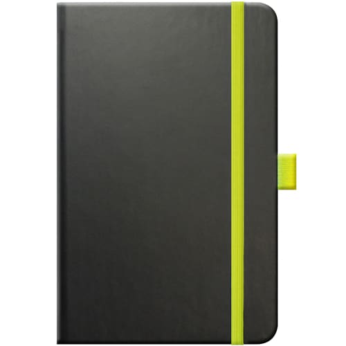 Customised Tucson Edge Ruled Pocket Notebooks available in black & green