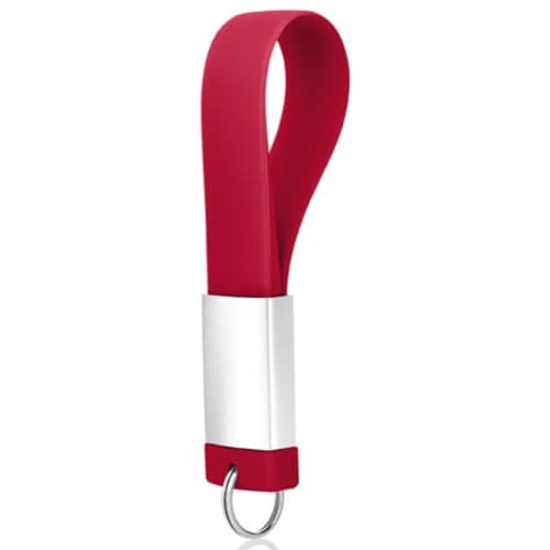 Promotional USBs With Keyloop In Red From Total Merchandise