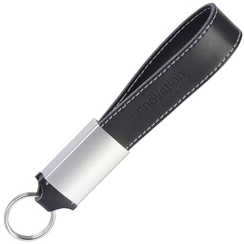 USB PU Leather Look Key Chains