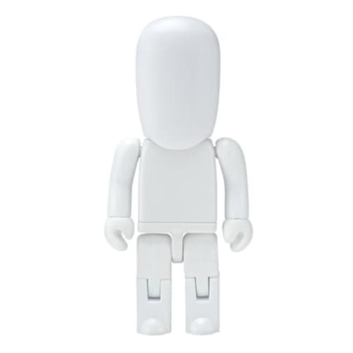 USB Large People Flashdrives in White