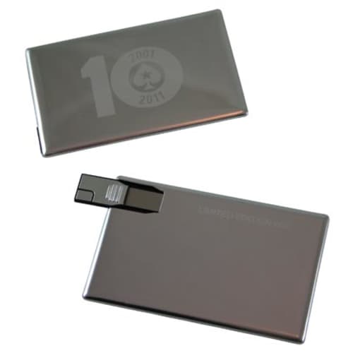 USB Mirror Metal Credit Card Flashdrives