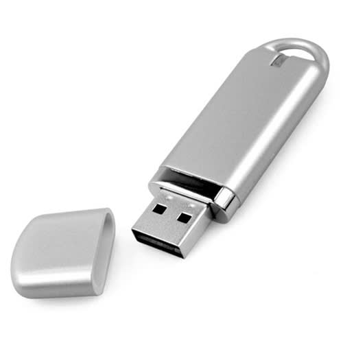 USB Super Soft Flashdrive in Silver